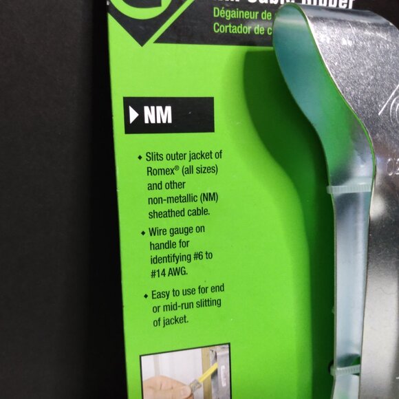 New Greenlee 0252-11 NM Cable Ripper - Picture 2 of 8